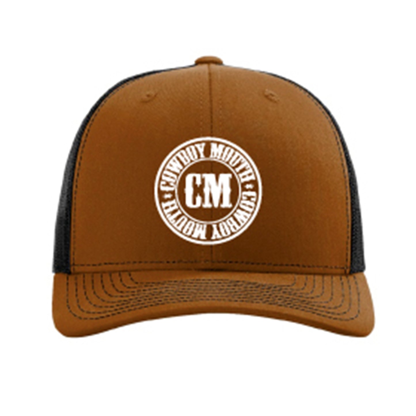 Caramel/Black Hat with Logo