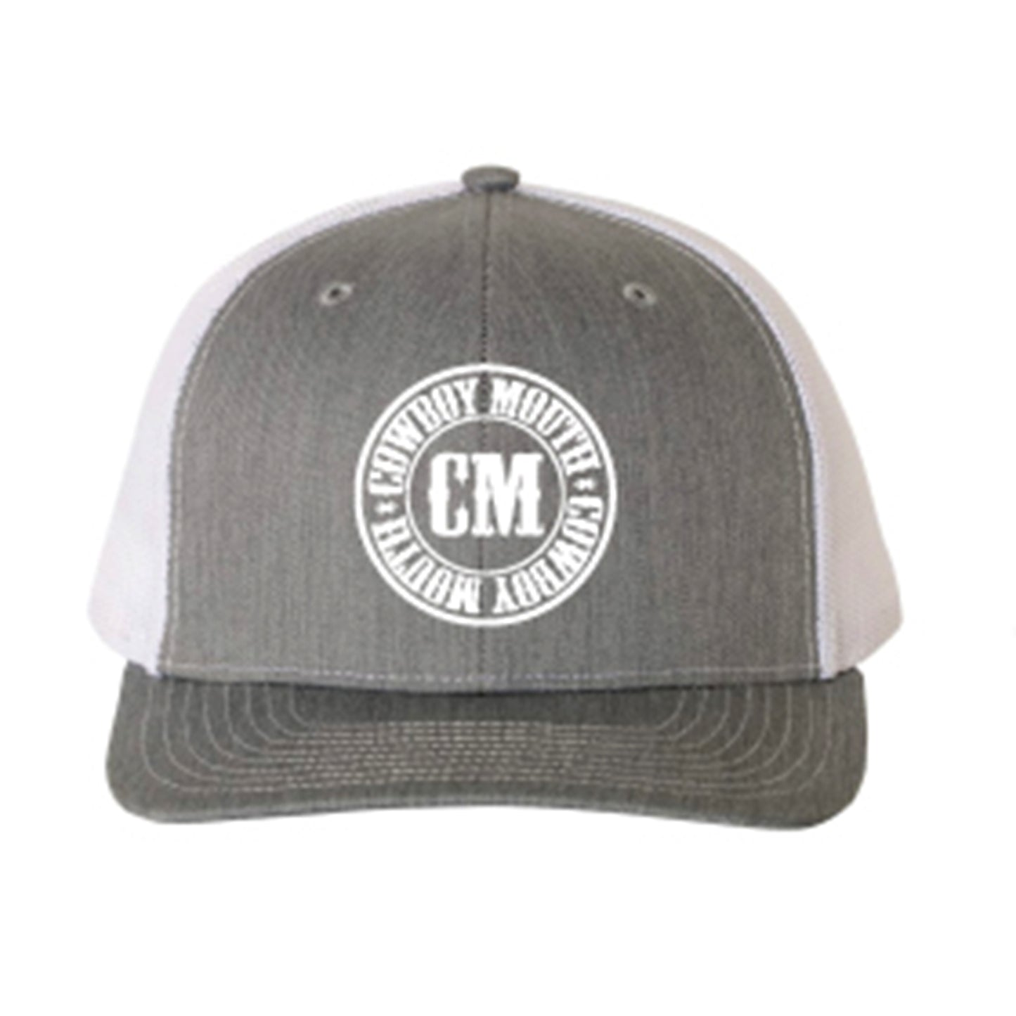 Heather Grey/White Hat with Logo
