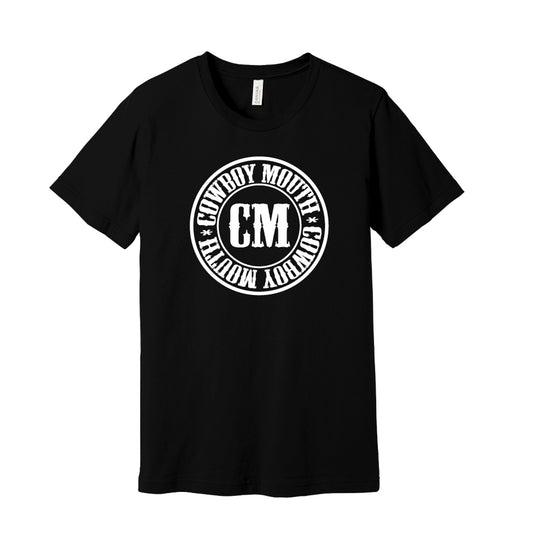 Black T-Shirt with White Logo