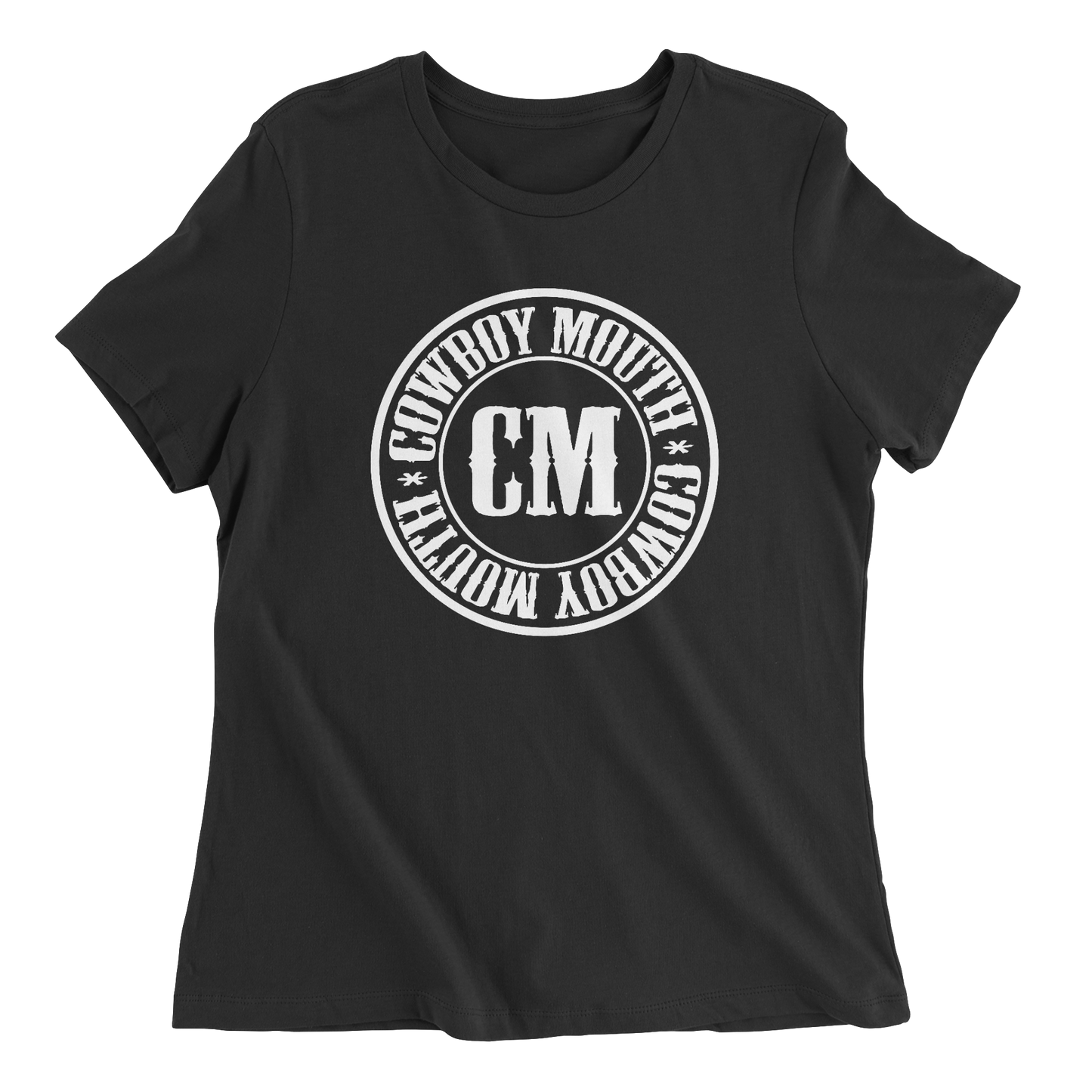 Womens Black Logo T-shirt